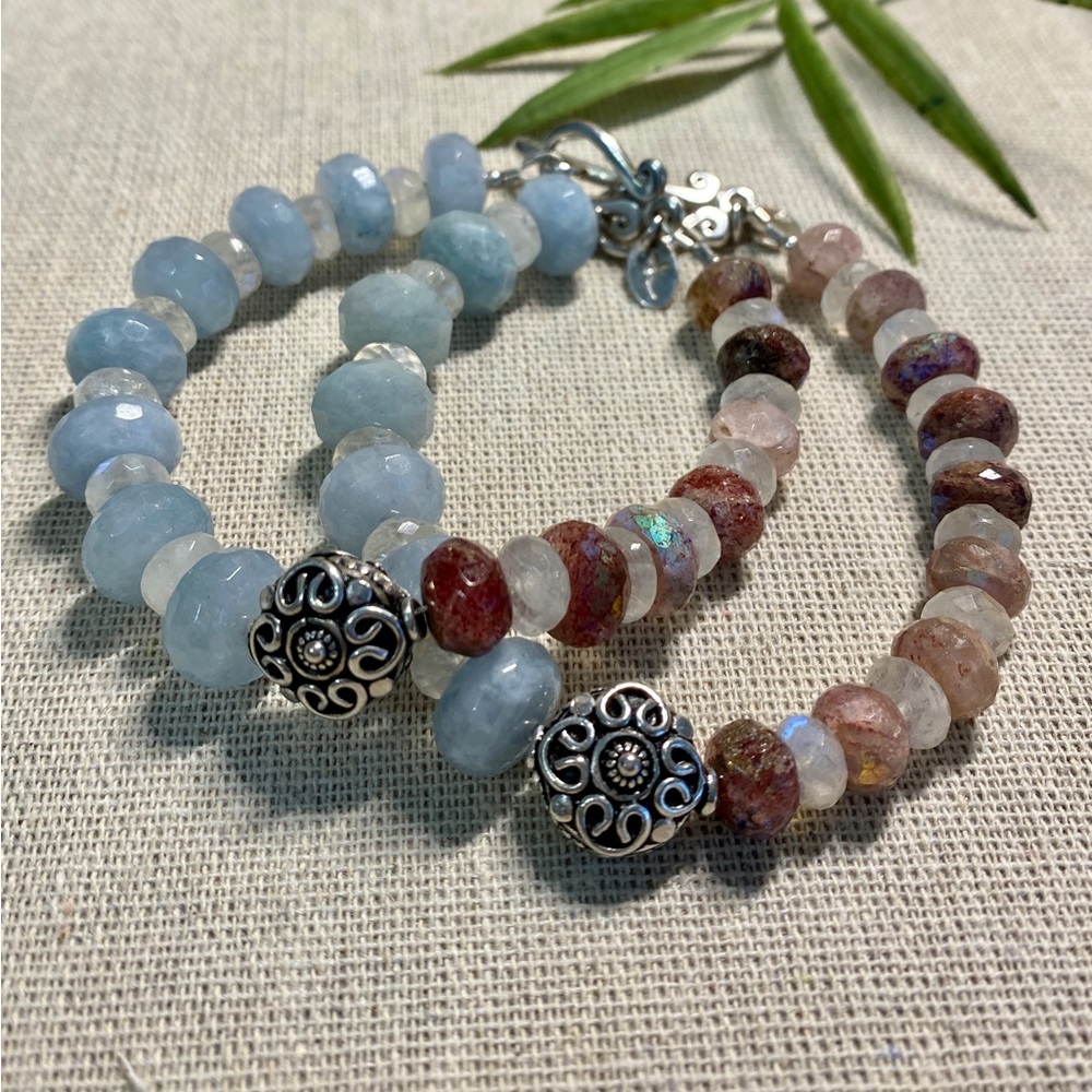 Pink and Blue Bracelet